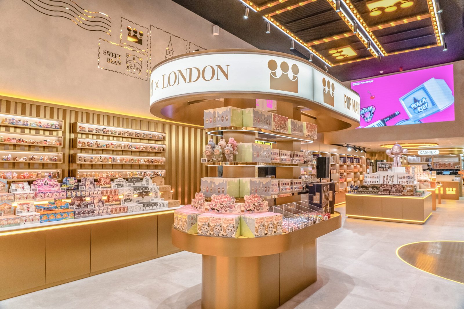 POP MART retail fit out and design and build project in London