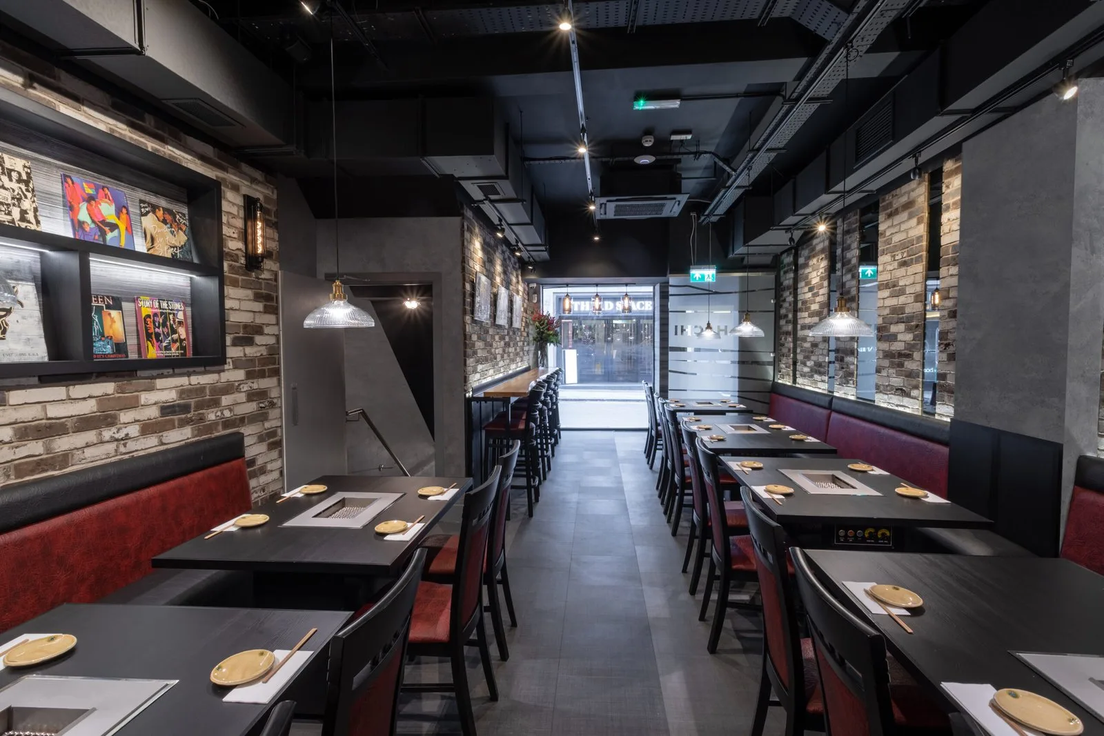 Hachi BBQ Soho restaurant fit-out by LCC – view 2