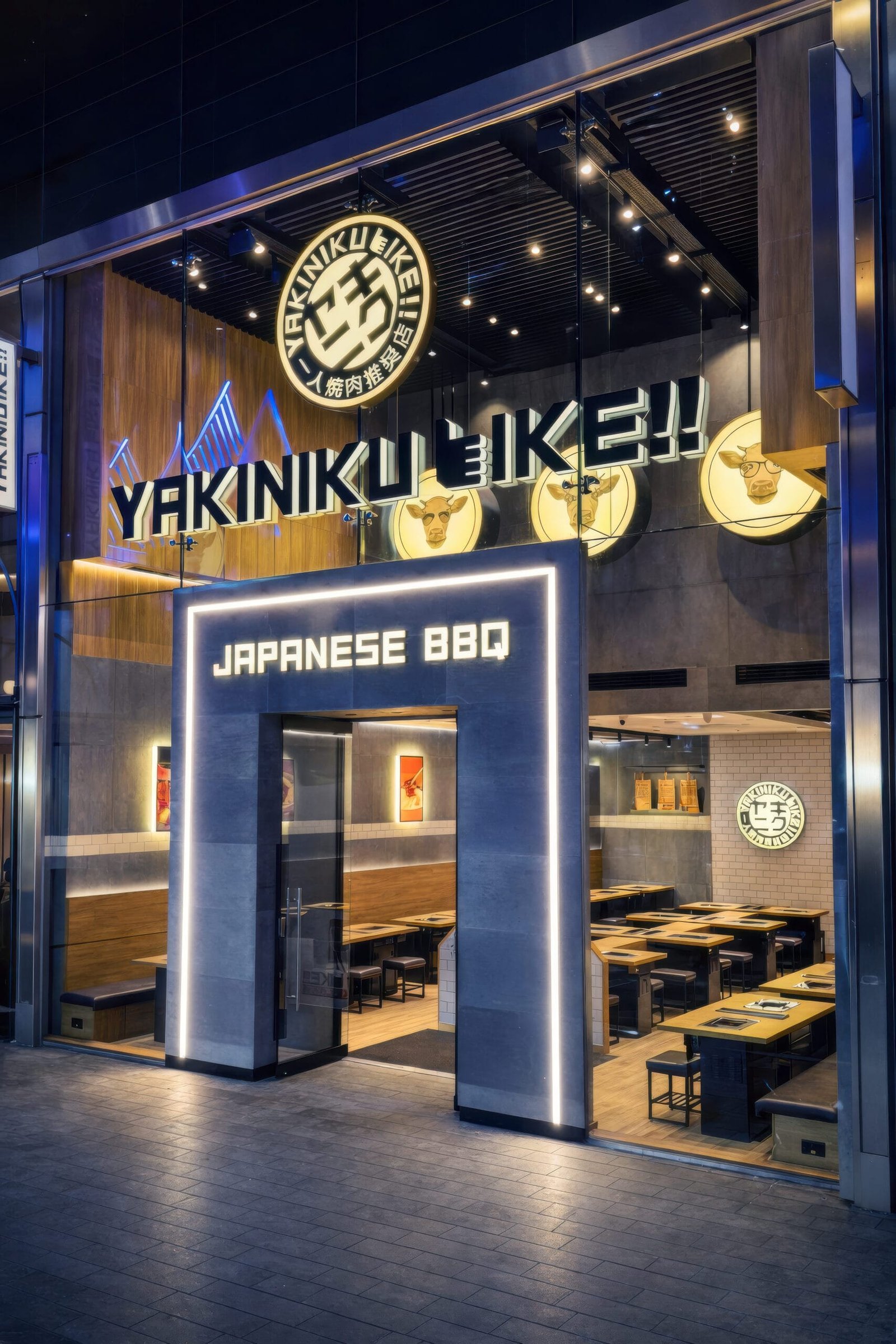 Yakiniku Like Japanese BBQ restaurant fit out and design and build project in London